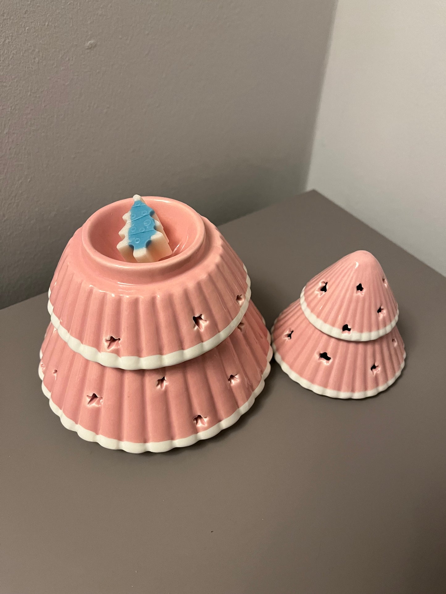 Pink Christmas tree burner