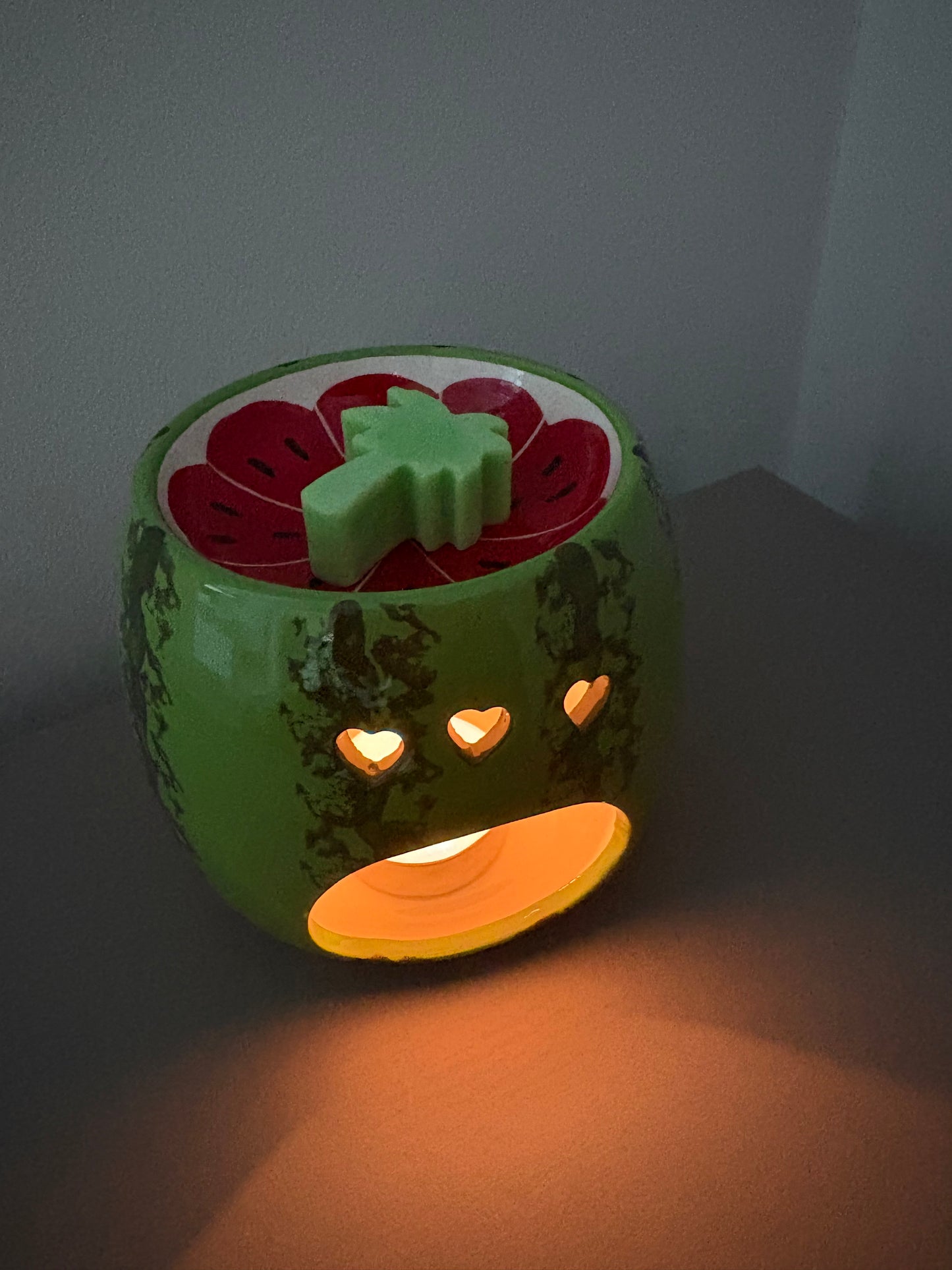 Watermelon wax burner