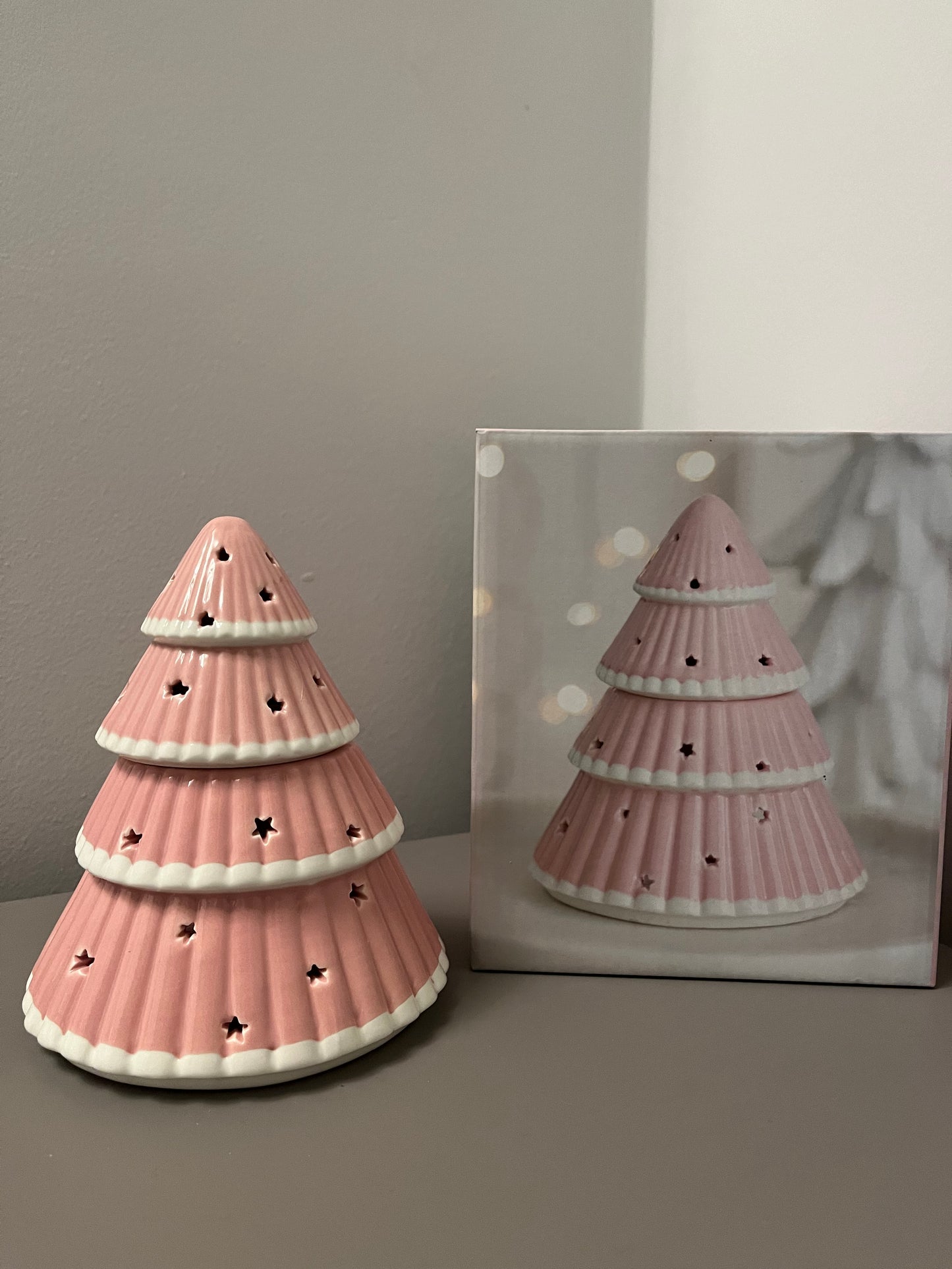 Pink Christmas tree burner