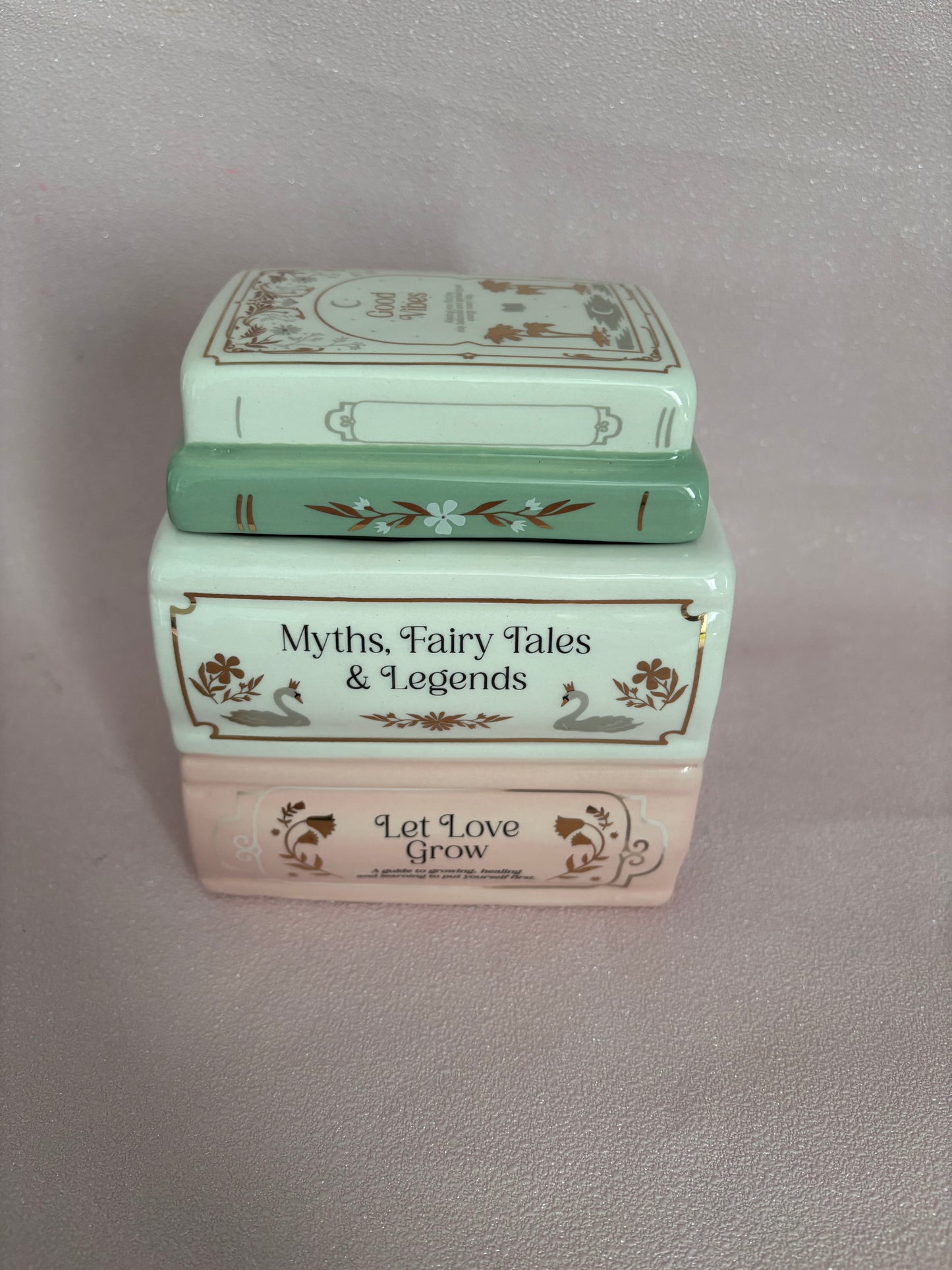 Book Stack Wax Melt Burner