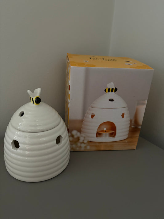 Bee hive wax burner