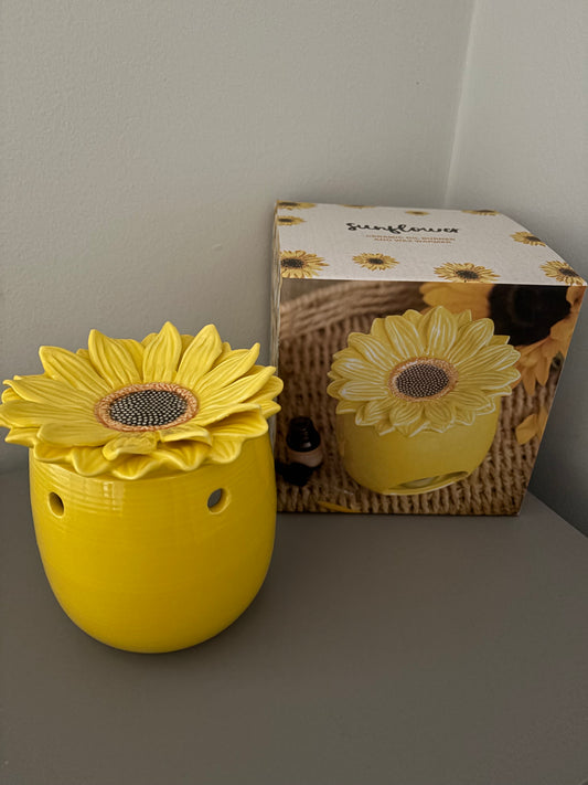 Sunflower wax burner